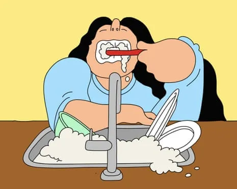 Should Our Housemate Cease Cleaning Her Teeth at the Kitchen Sink?